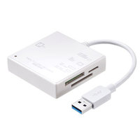 サンワサプライ USB3.1 マルチカードリーダー ホワイト (ADR-3ML39W)画像