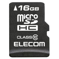 ELECOM データ復旧サービス付き microSDHCメモリカード/Class10/16GB (MF-MRSDH16GC10R)画像
