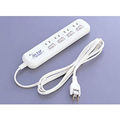 ARVEL TA2406NSW OAエコタップ 2ピン4個口サージ&ノイズフィルター 5m (TA2406NSW)画像