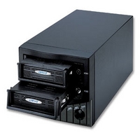 RATOC Systems U2-DK2R　USB2.0リムーバブルケース外付け2ベイRAIDモデル (U2-DK2R)画像