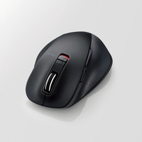 ELECOM BlueLEDマウス/握りの極み/Mサイズ/Bluetooth/5ボタン/ブラック (M-XGM10BBBK)画像