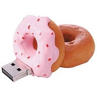 GREENHOUSE ストロベリードーナツの形をしたUSBフラッシュメモリ GH-UFD1GF-DS (GH-UFD1GF-DS)画像
