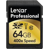 レキサー・メディア プロフェッショナル 400倍速シリーズ SDXC UHS-1カード 64GB Class10 (LSD64GCTBJP400)画像