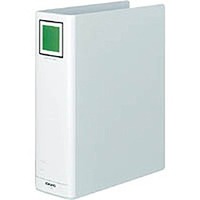 コクヨ フ-E680C チューブファイルエコ A4縦 80mmとじ 2穴シルバー (E680C)画像