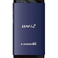 日本通信 bモバイル4G WiFi2 100日パッケージ ロイヤルブルー (BM-FLW2BL-100D)画像