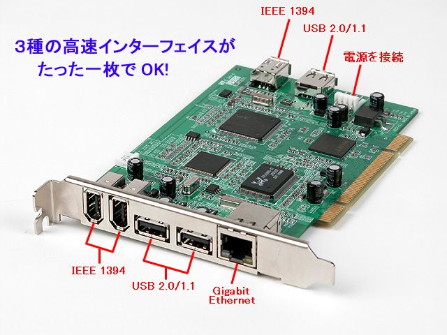 USB 2.0 1.1対応 インターフェースボード　LHA-USB2