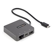 StarTech USB Type-Cマルチ変換アダプター/USB-Cマルチハブ/4K HDMI または 1080p VGA/10Gbps対応USB-A＆USB-Cポート/ギガビット有線LAN/Thunderbolt 3対応 (DKT31CHVL)画像